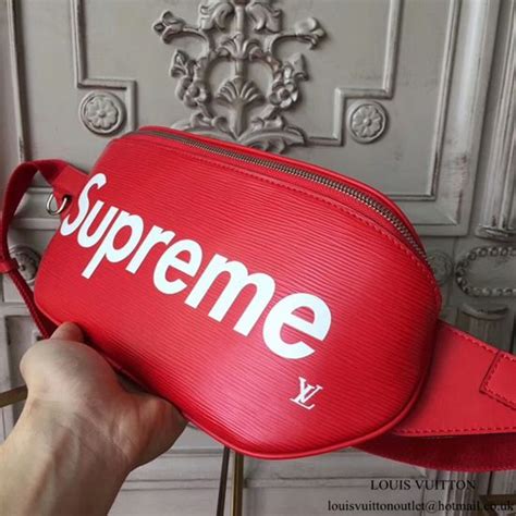 louis vuitton x supreme bumbag epi black|louis vuitton supreme shoes.